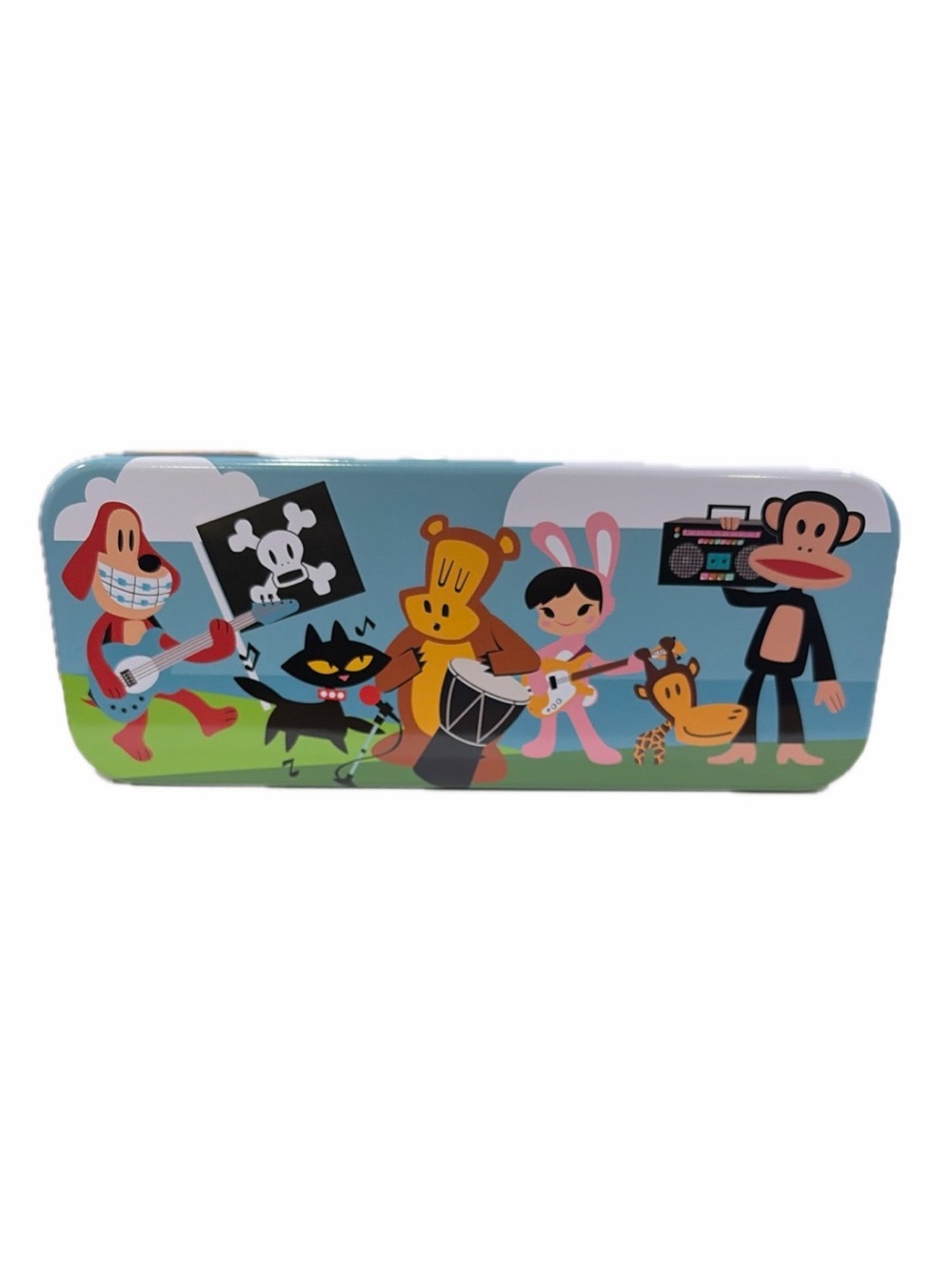 Paul Frank and Friends Metal Tin Pencil Case